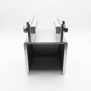 Kit de connecteurs d'interconnexion pour poutres solaires, en aluminium anodisé, pour rails photovoltaïques, avec pack d'éléments de fixation en acier inoxydable assorti, pour approvisionnement OEM en gros - Product Image 4