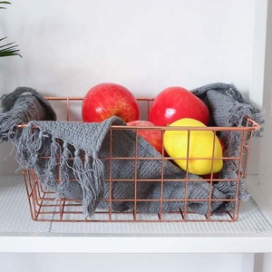 Multipurpose Household Decoration Most Popular Metal Wire Storage Basket Fruit Basket
