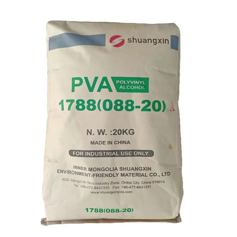 Factory Sale hochreines 99% wasser lösliches PVA-Harz 1788(088-20) PVA-Poly vinyl alkohol pulver PVA 2488 2088 1788 Rohmaterial