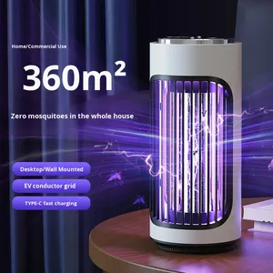 Lámpara LED Antimosquitos Mágica, Repelente de Aromaterapia, Funcionamiento Silencioso, Cobertura de 31-40, Malla de Níquel-Zinc-Hierro No Tóxica, Batería - Product Image 2