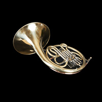 Trompa Francesa Profesional de Latón de 3 Válvulas, Instrumento Musical, Venta al por Mayor de Fábrica, Personalizada, Barata