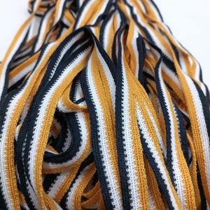 เทปผ้าถักลายทางแบบกำหนดเอง OEKO-TEX Standard 100 ผลิตจากโพลีเอสเตอร์และฝ้าย สำหรับเสื้อผ้า - Product Image 2