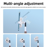 Support de téléphone double cœur pour diffusion en direct avec refroidisseur de bureau semi-conducteur à refroidissement par glace, modèle silencieux Z-3 Pro
