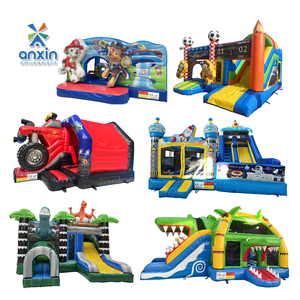 Castillo inflable comercial con tobogán para niños, ideal para <span class=keywords><strong>alquiler</strong></span> en fiestas <span class=keywords><strong>de</strong></span> patio trasero. - Product Image 2