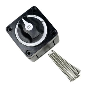 Nouvel interrupteur de batterie double circuit noir 300A 6010200 série M pour bateau marin, haute qualité - Product Image 1