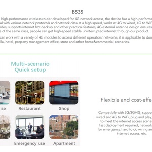 Routeur WIFI 4G LTE de luxe B535 Pro avec antennes externes - Product Image 6
