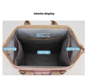 Mới được tùy chọn màu sắc không thấm nước Nylon cách nhiệt Túi & tổ chức Lưu trữ đa-thực hiện thiết kế tã Ba lô cho mẹ cha - Product Image 5