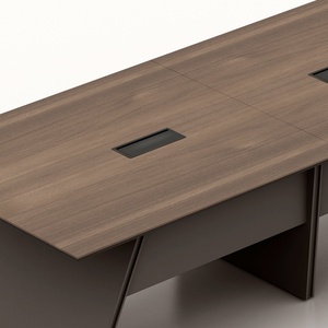 Modern Multifunction E1 MDF Large Conference <b>Table</b> <b>Office</b> Furniture for Schools Hospitals Workshops Supplied Panel Meeting <b>Table</b> - Product Image 5