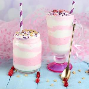 Cannucce di carta monouso biodegradabili a strisce bianche viola feste di capodanno compleanno doccia nuziale celebrazioni di san valentino - Product Image 2