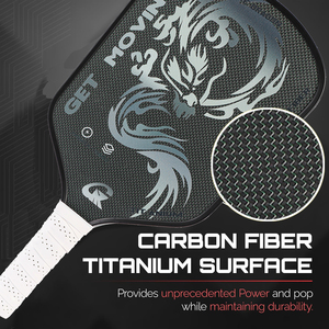 Raquete de Pickleball de Fibra de Carbono Bruta T700 Aprovada pela USAPA, 16mm Termoformada com Núcleo de Espuma para Máximo Efeito, Conjunto em Caixa de Presente - Product Image 4