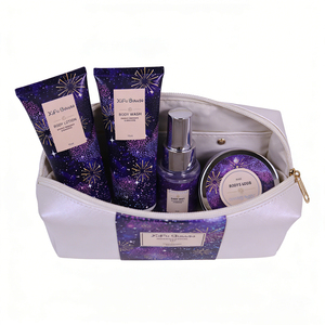 Ensemble de soins corporels pour enfants Starry Night Travel, 4 pièces |   Ensemble de <span class=keywords><strong>spa</strong></span> biologique à base de plantes |   Coffret cadeau parfumé personnalisé - Product Image 6