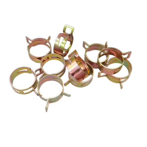 Hui Wuju Spring Hose <b>Clamps</b> 6mm To 22mm Zinc Plated For <b>Cars</b> Ships Repair - Product Image 1
