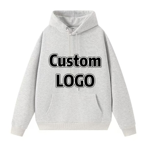 Sudadera con Capucha Extra Grande de Alta Calidad OEM/DEM, 330 g/m², con Logotipo Personalizado con Impresión Puff, Sudadera Negra Unisex para Hombre - Product Image 1