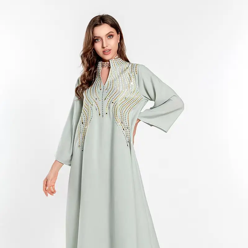 New Design Jubah Abaya Muslim Clothing Sari Baju Kurung With Women Islamic Dress
