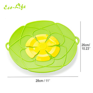 Eco-life EC-KW129 Olla de Silicona de 26 CM, Ecológica, Apta para Horno, Anti-Salpicaduras, Anti-Polvo, Resistente al Calor, Anti-Exceso de Líquido al Hervir - Product Image 3