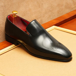 Chaussures plates décontractées et habillées DSYX pour hommes, en cuir véritable respirant, légères, à enfiler, pour affaires, mariage et extérieur - Product Image 6