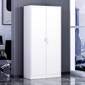 Armoire de classement à 2 portes en acier, design moderne, écologique, durable, pliable pour bureau, école, maison, chambre, hôtel, salon - Product Image 3
