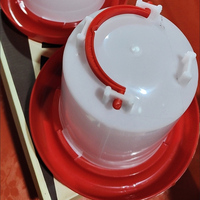 Abreuvoirs manuels en plastique pour poussins, différentes capacités, vente en gros à bas prix, directement de l'usine chinoise