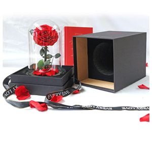 Rosas Preservadas Sola <span class=keywords><strong>Rose</strong></span> Eternelle Longue Tige <span class=keywords><strong>Rose</strong></span> Caja de regalo Personalizada Día DE LA MADRE Juego de regalo de Año Nuevo Flor permanente ELEROSE - Product Image 6
