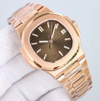 Großhandelspreis 40mm Herrenuhr PPF Fabrik Ultradünne 7,9mm Mechanische Uhr Saphir 904L Edelstahl Leuchtende Uhr
