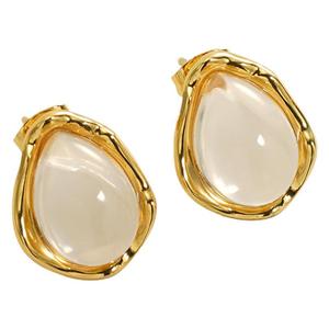 Nuovi Orecchini a Perno in Resina Geometrici Irregolari Versatili 2025 – Stile Lusso Leggero, Alta Gamma, Popolari <span class=keywords><strong>Online</strong></span>, Eleganti da Donna - Product Image 5