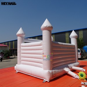 Grande Castello Gonfiabile Bianco 13x13ft per Matrimoni, Castello Saltarello per <span class=keywords><strong>Adulti</strong></span> e Bambini, <span class=keywords><strong>Intrattenimento</strong></span> per Eventi Nuziali - Product Image 4