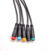 Connecteur étanche IP65 pour batterie de moto électrique, M6 M7 M8 Julet, 2, 3, 4, 5, 6 broches, mâle/femelle, à connexion rapide et verrouillage par poussée, format mini