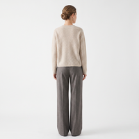 Pull en tricot standard doux et chaud à col en V et boutons sur le devant, pull pour femme de qualité supérieure, design tendance hiver, décontracté et élégant