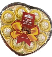ÉCHANTILLONS GRATUITS FERREIRO ROCHEDO ROYAL De DOLTON Chocolat au lait solide en morceaux avec amandes, bonbons emballés individuellement, prêts à consommer, pour les fêtes