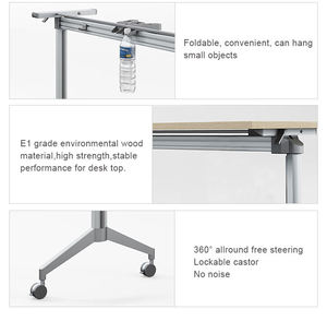 Éxito de Ventas Escritorio de Oficina de Aluminio y <span class=keywords><strong>MFC</strong></span> Mesa de Conferencia y Capacitación Diseño para Sala de Reuniones - Product Image 2