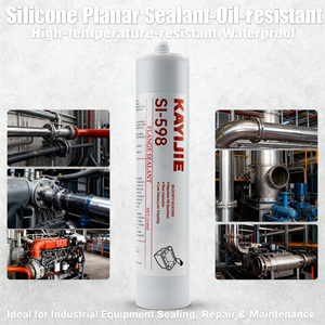 Sellador Adhesivo de Silicona Original KAYIJIE 595 596 598 5699, <span class=keywords><strong>Junta</strong></span> de <span class=keywords><strong>Goma</strong></span> Flexible Resistente al Aceite para Sellado de Bridas Industriales - Product Image 1