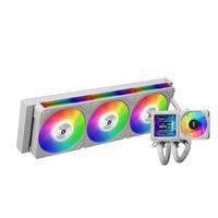 Refroidisseur liquide pour processeur SNOWMAN, ventilateur ARGB, refroidissement par eau pour PC, 120 mm, affichage de la température à l'infini, AIO, refroidissement liquide pour processeur, boîtier d'ordinateur