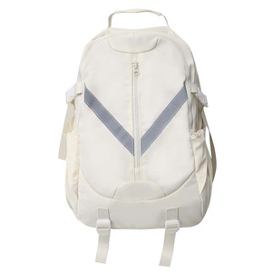 Light Blue Nylon Backpack Softback Style Zipper Closure Unisex Large Capacity Outdoor Student Backpack 20-56L Fashion Design - Product Image 2