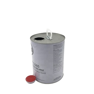 Seau en fer blanc personnalisé, mini, vide, 4 L, bidons métalliques pour peinture, bidon en fer de 1 gallon pour peinture - Product Image 1