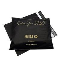 Enveloppe biodégradable avec logo imprimé personnalisé pochette postale colis pour emballage sacs d'expédition miler