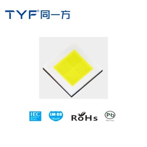 Yüksek Güçlü SMD LED Diyot Çip Düz Beyaz Seramik Paket 3V 6A 20-40W 7070 50000 Saat CRI 80 5 Yıl Garantili 120 Derece Görüş Açılı - Product Image 2