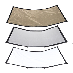 Reflector Difusor 65x120cm Fotografía <span class=keywords><strong>Arclight</strong></span> Reflector de Iluminación Curvo para Estudio Fotográfico - Product Image 2