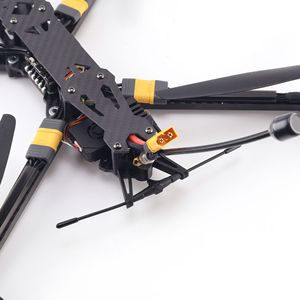 Dron FPV profesional de carreras con motor sin escobillas de fibra de carbono de 10 pulgadas, carga útil de 4 kg, largo alcance de 10 km, control remoto VTX. - Product Image 3