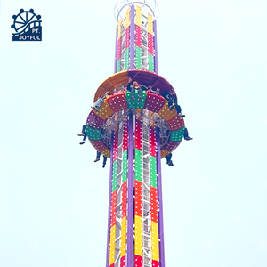 Atracción de Torre de Caída Libre Giratoria Comercial, con Certificación CE, Color Personalizado, para Parques Temáticos, Exportación PT JOYFUL - Product Image 1