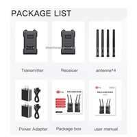 Feidu FWT-300PRO+ 1000ft 4K HD-MI Sistem Transmisi Video Foto Nirkabel Penerima 1080P 1000m 0.01S Kit Pemancar untuk Video