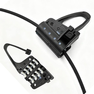 Pince de suspension pour câble à fibre optique aérien PS‑D6 pour câbles FTTH et Mini ADSS - Product Image 1