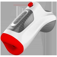 Realistischer Oraler Masturbator für Männer mit Tiefenkehle, Luftkontrolle, Vakuum-Saugfunktion und Vibration - Exklusives Spielzeug für Herren