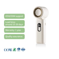 Ventilateur portable avec écran numérique, vitesse du vent réglable de 1 à 100, personnalisation du logo OEM/ODM, prise en charge des certificats CE/FCC/RoHS
