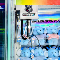 Machine à griffes à monnayeur Naughty Dog pour joueur unique, pour centres de jeux de centres commerciaux, parcs d'attractions et lieux de divertissement intérieurs