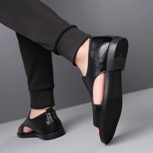 Nouvelle sandale en cuir à bout ouvert pour hommes, style indien, grandes tailles 47 48 <span class=keywords><strong>49</strong></span>, vente chaude, fournisseurs en ligne, chaussures et pantoufles OEM de Guangzhou - Product Image 3
