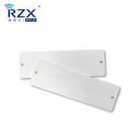 Impression de codes-barres QR, étiquettes UHF, cartes RFID PVC ISO18000 6C Monza R6P M730 M750 avec trous