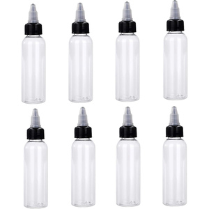 PET Custom Color Screen Printed Hair Oil Dye <b>Paint</b> Nozzle Sauce Squeeze Applicator Beauty Packaging Bottles Twist Dispensing Cap - Product Image 3