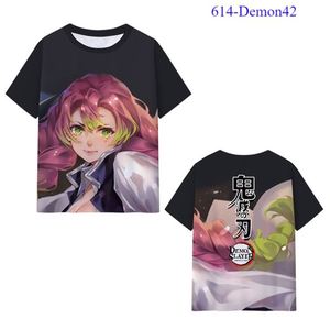 42 Designs <b>Demon</b> Kamado Nezuko Kamado Tanjirou <b>Slayer</b> Milk Silk Material Women <b>T</b>-<b>shirt</b> Anime Men's <b>Shirts</b> for Kids - Product Image 2