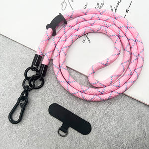 Longue sangle universelle réglable pour téléphone portable Longue bandoulière cou corde suspendue corde d'escalade tissée robuste lanière <span class=keywords><strong>de</strong></span> téléphone suspendue - Product Image 3
