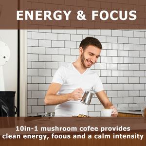 กาแฟเห็ดสำเร็จรูปแบบผง OEM ODM ผสมสารสกัดจากอัชวกันดา สำหรับผู้ใหญ่ เพิ่มพลังงาน สมาธิ กาแฟผงผสมเห็ดหลายชนิด - Product Image 2